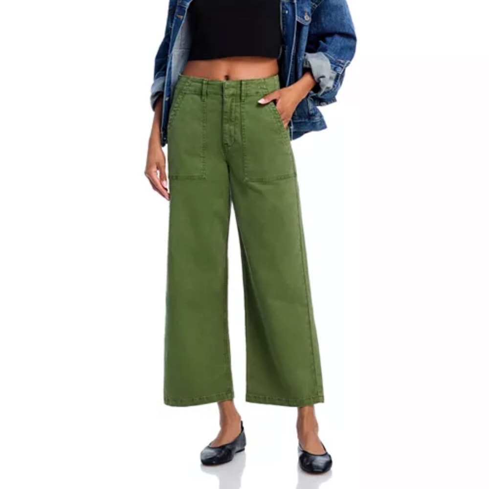 Pistola Sophia Cropped Utility Pants Basil 27 - Picture 4 of 16